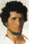 Jean Leon Gerome Head of a Peasant of the Roman Campagna Germany oil painting reproduction